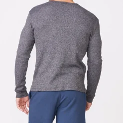 MONROW Thermal Long Sleeve Crew FADEDBLACK Outlet